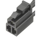 Electrical Connector For Kia Rio 2001 2002 2003 2004 2005 Black Plastic Rectangle Bullet Terminal Push On Attachment 7 In