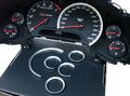 Vms Racing Matte Silver Gauge Bezels Rings Trim For Chevrolet Chevy Corvette Vette C5 1997 1998 1999 97 98 99 Look Not Generic