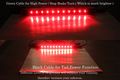 6 Red Brake Stop Turn Tail Identification Light Bar Set For Truck Trailer Rv Waterproof Led Polycarbonate Lens Dot Approved 9