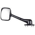 Right Side Towing Mirror For 2008 2016 Freightliner Cascadia Manual Adjustable Convex With Chrome Housing Silver Metallic 