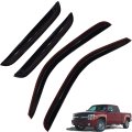 4-pack Window Visors Sun Rain Guards Deflectors Vent Shade Replacement For Silverado Sierra 1999-2006 