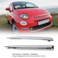 Fydun Car Front Bumper Upper Molding Chrome Trim 735455041 735455042 Exterior Parts Replacement For Fiat 500 2007a 2015