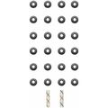 Ss 72878 Valve Stem Seal Set With Installation Tool Black Deflector Seals For Domestic And Foreign Vehicles 