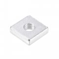 Uxcell Square Nuts M6x14mmx4mm Zinc-plated Metric Coarse Thread Assortment Kit 25 Pcs
