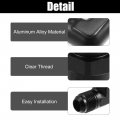 X Autohaux 90 Degree 12an Flare To Orb Port Male Fuel Pump Rail Adapter Swivel Fitting Adapters With O Ring For Car Black