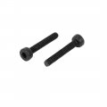 Uxcell M2x12mm 14 9 Alloy Steel Hex Socket Head Knurled Cap Screw Bolt Black 50pcs