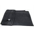 Multi Purpose Shade Tarp 14 Ft X 16 Black Heavy Duty Construction Fence And Koi Pond Screen With Grommets Woven Polyester Net 