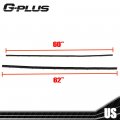 G-plus Tailgate Tail Gate Window Sweep Weatherstrip Seal Set Right Left Side Windshield Trim Molding Compatible With 1978-1996