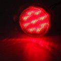Ocpty 9led Side Marker Light 1pcs 2a Red Round Trailer Lamp Stop Turn Tail Fit For Boats Truck Pickups