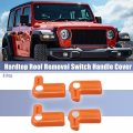 X Autohaux Hardtop Roof Removal Switch Handle Cover For Jeep Wrangler Jk Jku 2007-2017 Freedom Panel Latch Decoration Interior