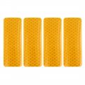 X Autohaux 12pcs Automotive Reflective Stickers Night Visibility Safety Rear Bumper Tape Universal Adhesive For Car 3 8cm Gold