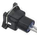 Electrical Connector For Nissan 300zx 1990 To 1996 Plastic And Metal Blade Terminal Push On Rectangle Water Resistant