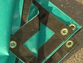 Tarp Heavy Duty Green 3 X Feet Waterproof 18 Oz Vinyl W Reinforced Edges 