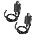 Shorter And Longer Ignition Coils Replacement For Yamaha Virago 750 Xv750 1988 To 1997 2 Piece Set Black 