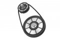 Empi 18-1117-0 Black Anodized Aluminum Pulley Kit Compatible With Vw Type 1 Engines Timing Marks