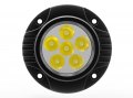 Super Bright Offroad Led Spotlight Fog Light Light Pods 3 5 Inch Round Flush-mount 6000k Cool-white Long-range Spot Beam 