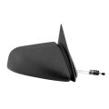 Passenger Side Door Mirror For Plymouth Acclaim 1990 1991 1992 1993 1994 1995 Primed Black Convex Manual Remote Non Foldaway 