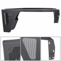 Front Fender Flare For 1987-1996 Jeep Wrangler Yj Off Road Armor Rocker Guards With Steel Mesh Led Eagle Lights Black 2 Pcs