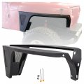 Front Fender Flare For 1987-1996 Jeep Wrangler Yj Off Road Armor Rocker Guards With Steel Mesh Led Eagle Lights Black 2 Pcs 