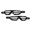 Fog Light Covers For Kia Optima 2016 2017 2018 Front Driver And Passenger Side Pair Black Fits Standard Or Sport Bumper 