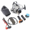 49cc 2 Stroke Pull Start Engine Motor Kit Single Cylinder Air Forced Cooling Mini Starter For Most Cooled Dirt Bikes Pocket 