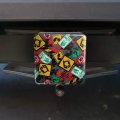 Batman Street Sign Pattern Tow Trailer Hitch Cover Plug Insert
