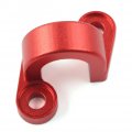 Newsmarts Aluminum Motorcycle Rear Brake Hose Clamp Cable Red For Honda Cr125 250r 1998-2007 Crf250r 2004-2009 Crf250x