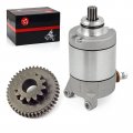 Starter Motor 10t Reduction Gear Compatible With Honda Trx450er 2006-2014 Atv Trx 450er 31200-hp1-601 28150-hp1-600