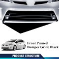 Front Primed Bumper Grille Black Grill For Toyota Prius 2012-2015 5310247020 To1036157