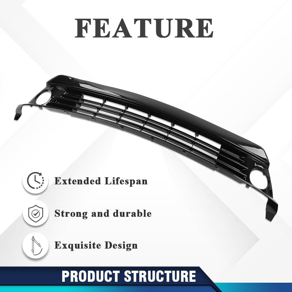 Front Primed Bumper Grille Black Grill For Toyota Prius 2012-2015 5310247020 To1036157