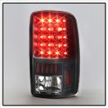 Acanii For Black 2000-2006 Chevy Suburban Tahoe Gmc Yukon Xl Led C-shape Tail Lights Lamps