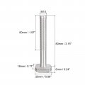 Uxcell T-slot Bolts 2pcs M10x80mm Slot Drop-in Stud Sliding 304 Stainless Steel Shape Screws For T Track
