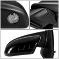 Auto Dynasty Fo1320455 Factory Style Driver Left Side Mirror Manual Folding Power Adjust Heated Glass Blind Spot Puddle Light