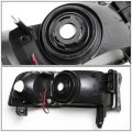 Pair Of Black Housing Amber Side Led Drl Headlight Head Lamps Compatible With Dodge Ram 1500 2500 3500 94-02