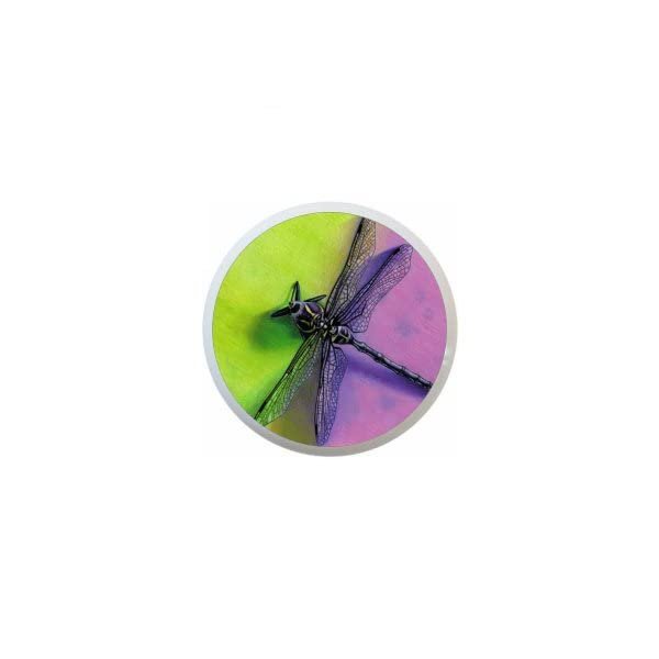 Dragonfly Gradient Knob From The Dragonflies In Round Collection 1 5 Ceramic Cabinet Dresser Drawer Pull Knobs