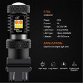 Glofe 3157 P27 5w T25 3057 3155 3457 4157 Switchback Led Bulbs 300 Brighter 3030 Smd White Amber Dual Color Bulb With Projector
