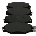 Mds393 Front Non Asbestos Semi Metallic Premium Disc Brake Pads Shimmed And Slotted Chamfered 