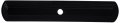 Gliderite Hardware 1079-mb-10 6 Inch Long Narrow Rounded Rectangle Cabinet Back Plate 10 Pack Matte Black Finish 