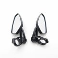 Httmt 7 8 22mm Universal Motorcycle Cnc Aluminum Arrow Bar End Side Black Mirrors