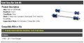 Marketplace Auto Parts Front Sway Bar Link Kit 2 Piece Compatible With 1998-2011 Ford Ranger