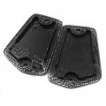 Httmt Mt249-001- Motorcycle Carbon Fiber Billet Aluminum Fluid Reservoir Cap Cover Vmax Engraved Compatible With 1985-2007