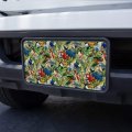Graphics More Tropical Birds Parrot Macaw Toucan Pattern Novelty Metal Vanity Tag License Plate