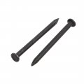 Uxcell Hardware Nails 2-inch Length Carbon Steel Point Tip Wall Cement Nail Black 100pcs