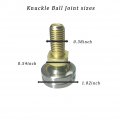 Qymoto Kt196 Knuckle Ball Joint For Coleman 196cc Go Kart Newest Large Version A 26mm