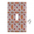 Knots Optical Illusion Pattern Plastic Wall Decor Toggle Light Switch Plate Cover 