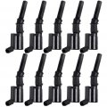 Ocpty Set Of 10 Ignition Coil Pack Ford Lincoln Mercury E-350 Super Duty E-150 E-250 E-450 Replace For Dg508