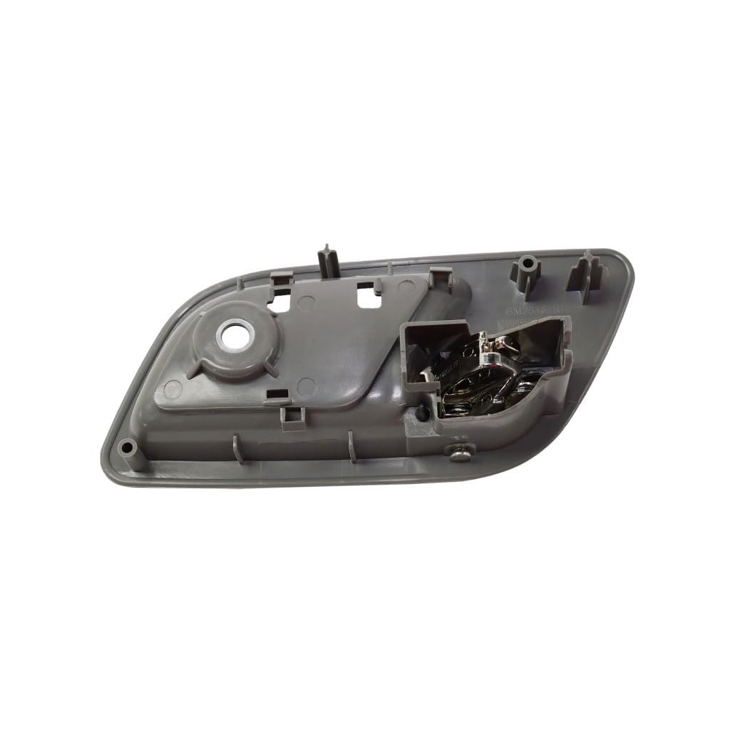 Rear Interior Door Handle Pair For Chevy Suburban 1500 2007 2014 Gray Bezel With Chrome Lever Driver And Passenger Side