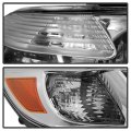 2008 2009 2010 Toyota Highlander Chrome Housing Headlight Headlamp Replacement Right Passenger Side Only