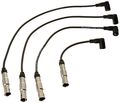 Ignition Wire Set 7mm 671-4125 Black Silicone Copper Uv Resistant Spark Plug Wires For Vehicles With Internal Combustion 