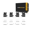 Disc Brake Hardware Set For Freightliner Sprinter 1500 2019 2020 Front Position Alx-pau-df-340-63063-cla6 Black Standard Style